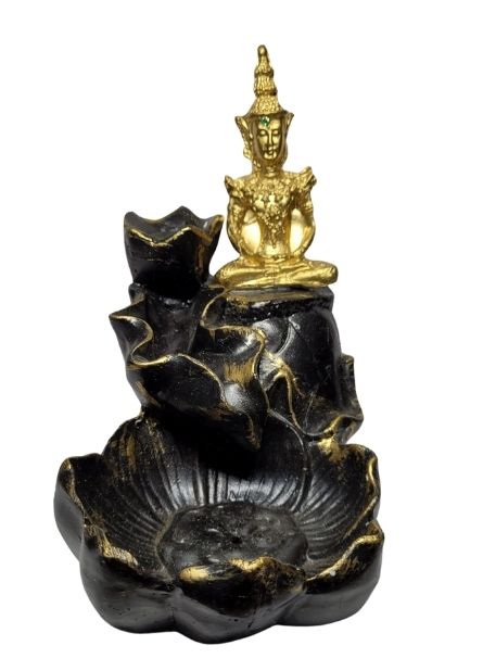 Incensário Cascata Buda Imperial (14 cm)