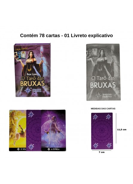 Box - Tarô das Bruxas - 78 Cartas