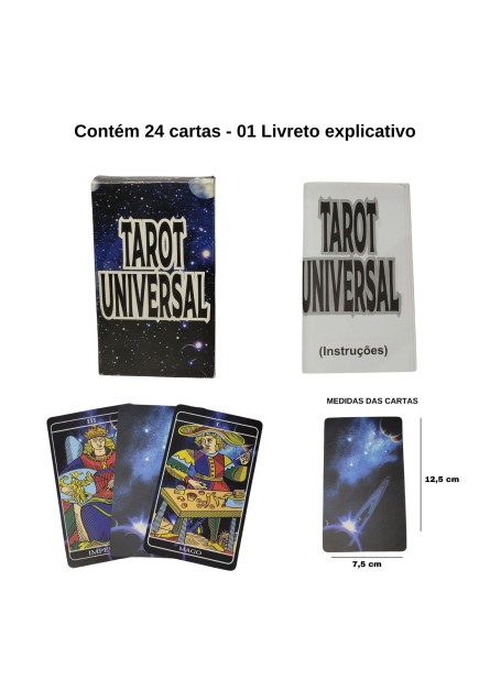 Tarot Universal - 24 Cartas + Livreto