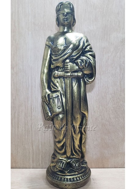 Estátua da Justiça (29cm) Dourada