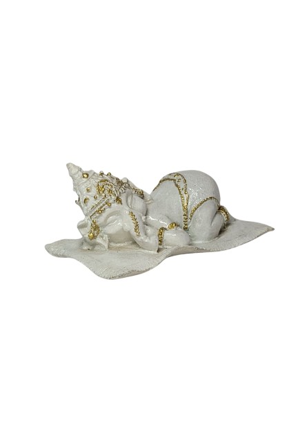 Ganesha Bebê (13cm) Branco