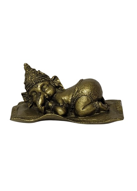 Ganesha Bebê (13cm) Dourada