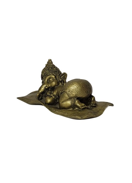 Ganesha Bebê (13cm) Dourada