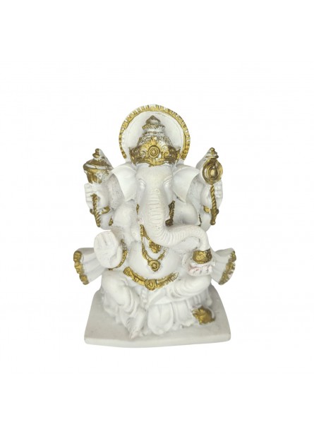 Ganesha Branca (11cm)