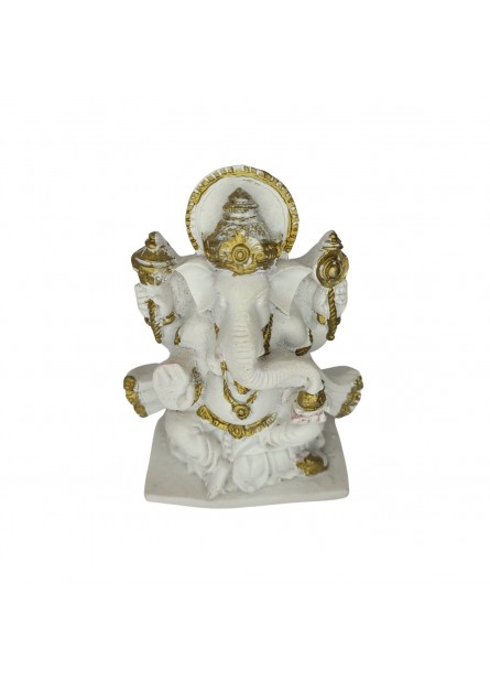 Ganesha Branca (11cm)