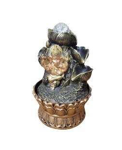 Fonte Ganesha Sentado nas Pedras - Bivolt