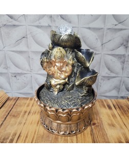 Fonte Ganesha Sentado nas Pedras - Bivolt