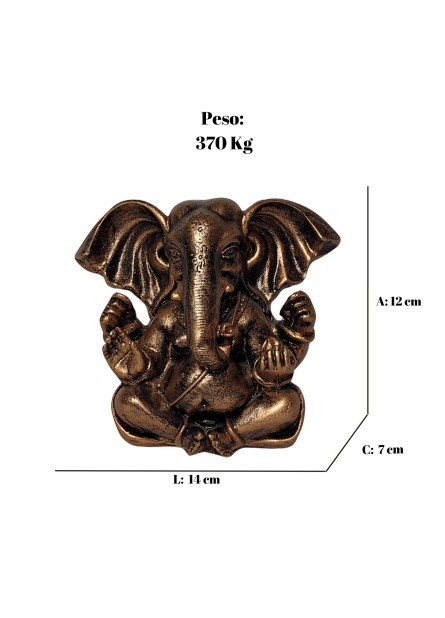 Ganesha Dumbo Bronze (12cm)