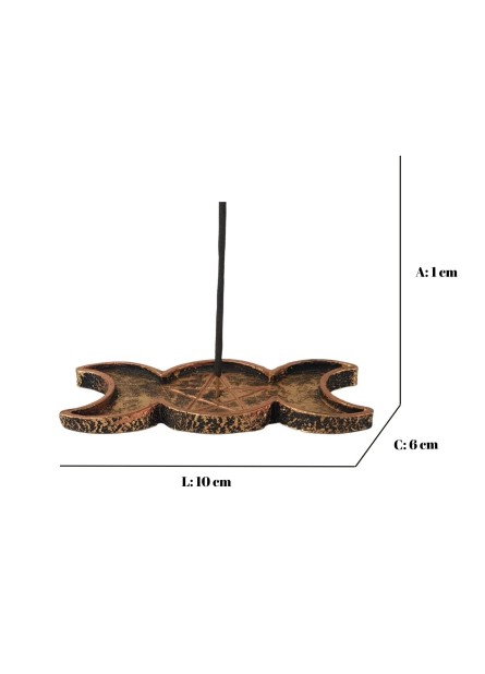 Incensário Vareta Fases da Lua - Resina 
