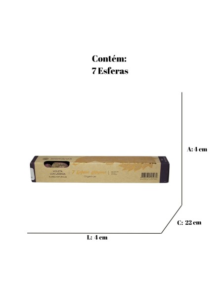 Incenso Bombita - Defumação - Violeta Con Lavanda (7 Unid.)