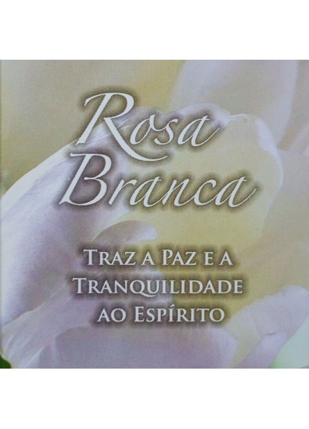 Incenso Rosa Branca - Shankar - Caixinha com 08 Varetas