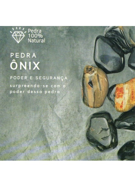 Kit de Colar + Pulseira - Ônix