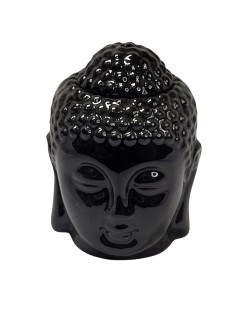 Rechaud Porcelana Cabeça de Buda (Preto)