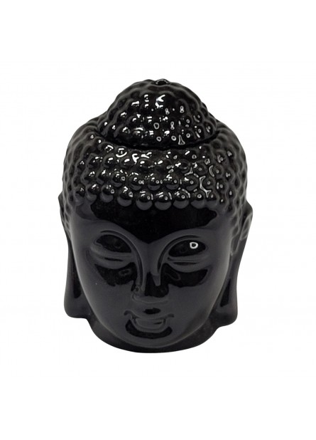 Rechaud Porcelana Cabeça de Buda (Preto)