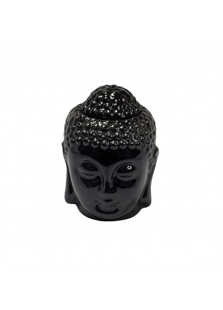 Rechaud Porcelana Cabeça de Buda (Preto)