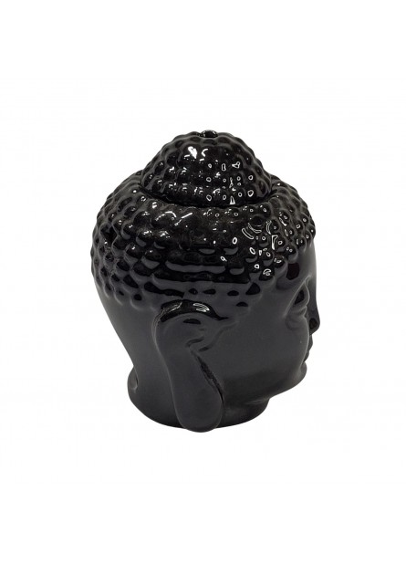 Rechaud Porcelana Cabeça de Buda (Preto)