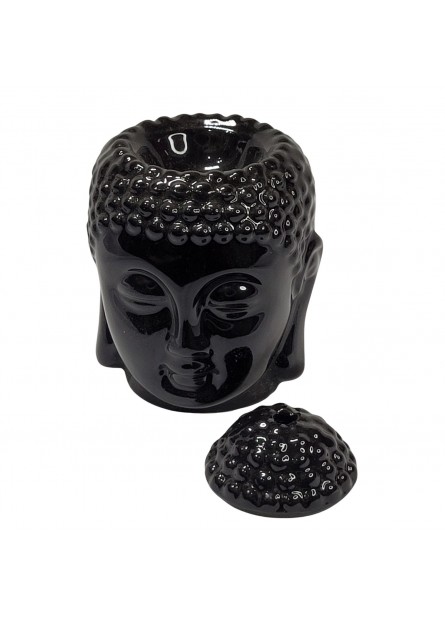 Rechaud Porcelana Cabeça de Buda (Preto)