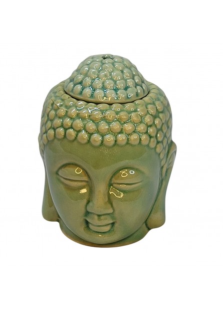 Rechaud Porcelana Cabeça de Buda (Verde)