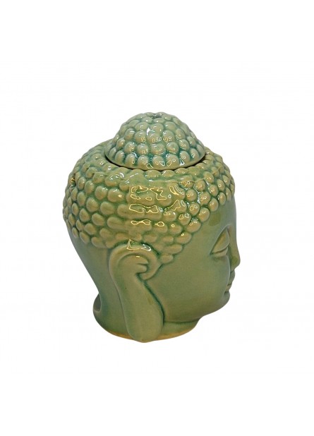 Rechaud Porcelana Cabeça de Buda (Verde)