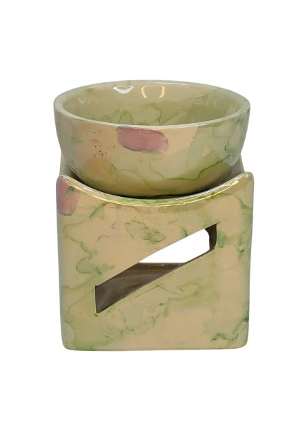 Rechaud Porcelana Verde - Quadrado (10x8)