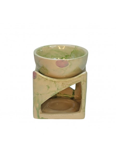 Rechaud Porcelana Verde - Quadrado (10x8)