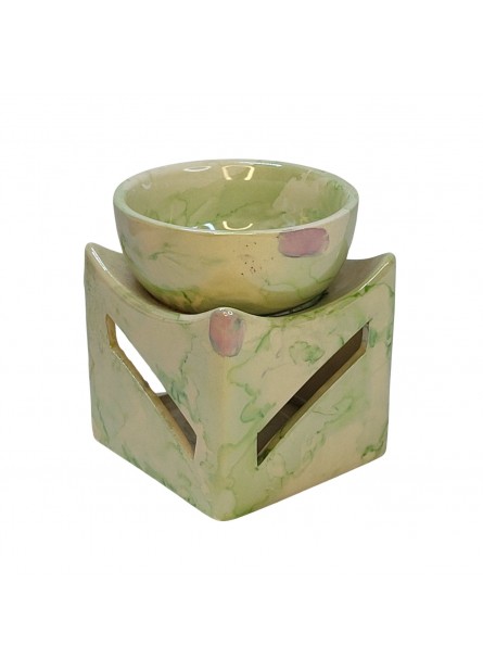 Rechaud Porcelana Verde - Quadrado (10x8)