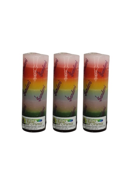 Pacote com 3 Velas Votivas 7 Linhas (260g cada)