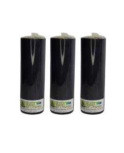 Pacote com 3 Velas Votivas Preta (260g cada)