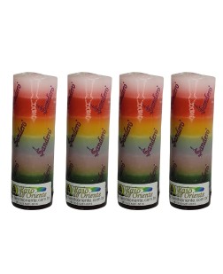 Pacote com 4 Velas Votivas 7 Linhas (260g cada)