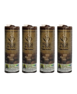 Pacote com 4 Velas Votivas Marrom (260g cada)