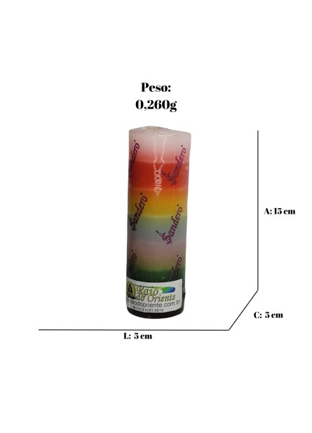 Vela Votiva 7 linhas de 7 dias (260g)